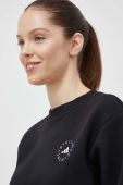 Кофта adidas by Stella McCartney жіноча колір чорний однотонна