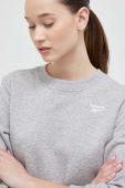 Кофта Reebok жіноча колір сірий меланж