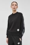 Кофта Armani Exchange жіноча колір чорний з аплікацією (2939287) Кофта Armani Exchange жіноча колір чорний з аплікацією (2939287)