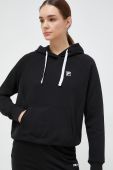 Кофта Fila жіноча колір чорний з капюшоном однотонна (3027287)