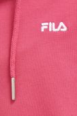 Кофта Fila жіноча колір рожевий з капюшоном однотонна (3027303)
