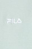 Кофта Fila жіноча колір бірюзовий з капюшоном однотонна