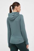 Спортивна кофта Viking Lonetree колір зелений з капюшоном однотонна