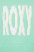 Кофта Roxy жіноча колір зелений з капюшоном з принтом (3116179)