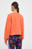 Бавовняна кофта Roxy жіноча колір помаранчевий однотонна
