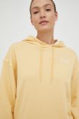 Кофта Roxy жіноча колір жовтий з капюшоном з принтом (2964424)