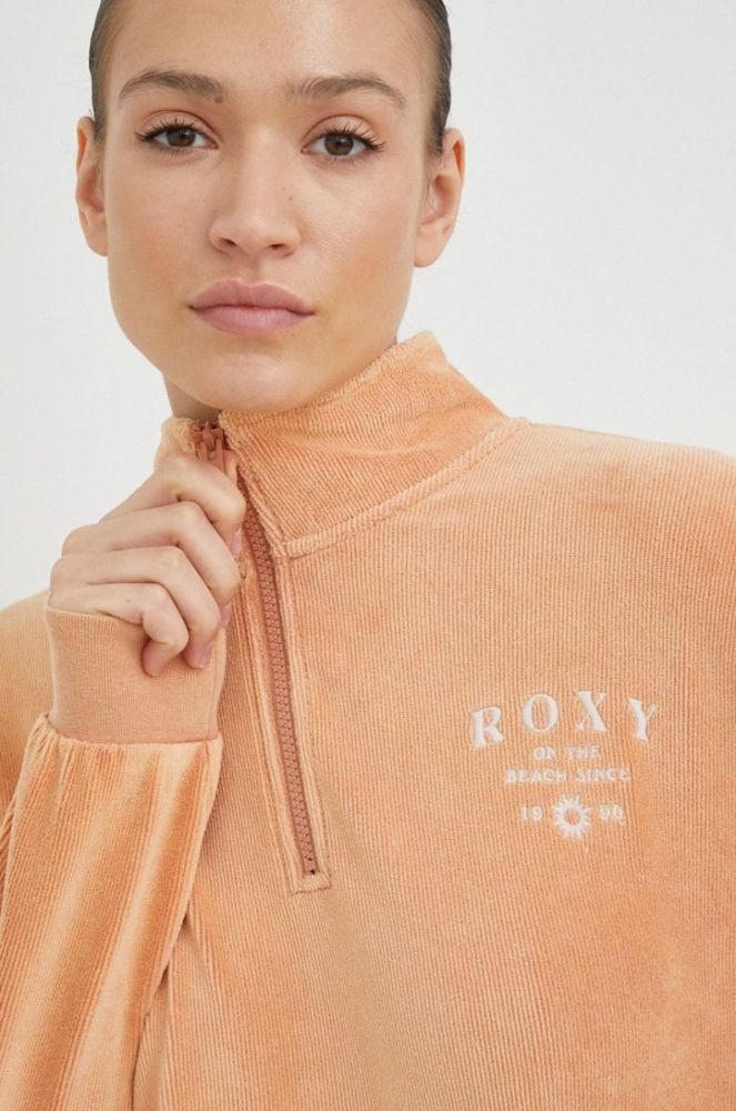 Кофта Roxy жіноча колір бежевий однотонна фото 4