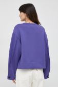 Кофта Emporio Armani жіноча колір фіолетовий з принтом