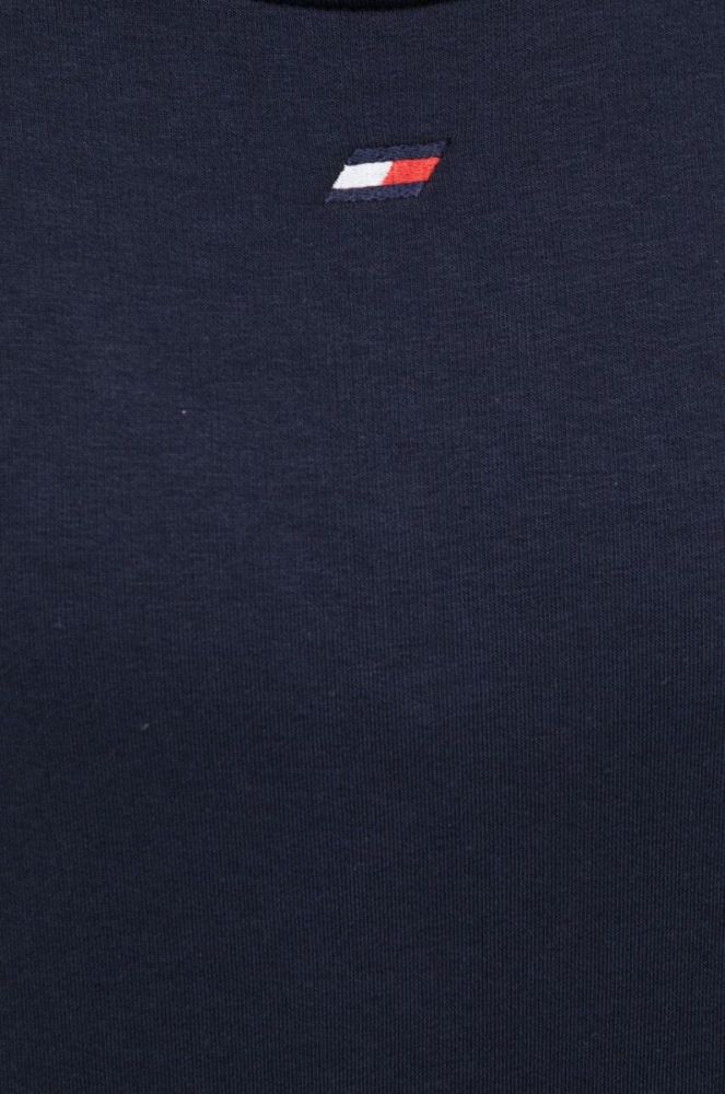 Кофта Tommy Hilfiger жіноча колір синій з капюшоном однотонна (3068740) фото 5