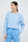 Бавовняна кофта Tommy Hilfiger жіноча  однотонна колір блакитний (3030536)
