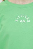 Кофта Tommy Hilfiger жіноча колір зелений з аплікацією (3036208)