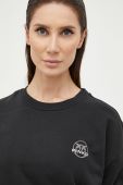 Бавовняна кофта Pinko жіноча колір чорний з принтом (2973741)
