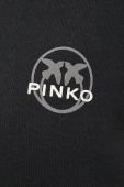 Бавовняна кофта Pinko жіноча колір чорний з принтом (2973741)
