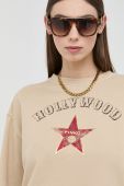 Кофта Pinko жіноча колір бежевий з принтом (2987795)