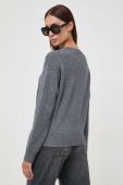 Вовняний светр Pinko жіночий колір сірий легкий (3558996)