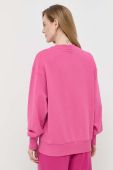 Бавовняна кофта BOSS жіноча колір рожевий меланж