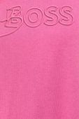Бавовняна кофта BOSS жіноча колір рожевий меланж
