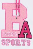 Кофта BOSS жіноча з капюшоном з аплікацією колір барвистий