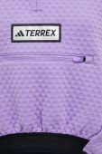 Спортивна кофта adidas TERREX колір фіолетовий однотонна