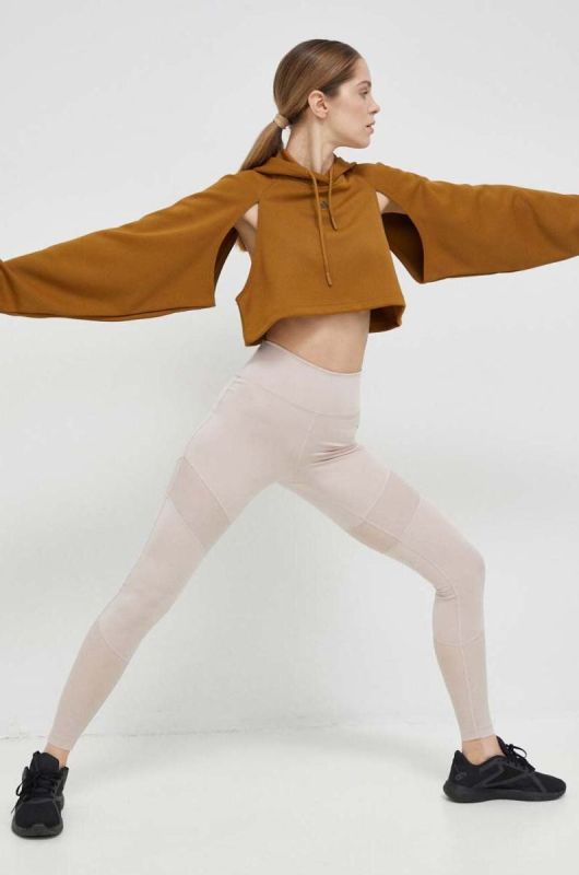 Тренувальна кофта adidas Performance HIIT колір жовтий з капюшоном однотонна фото 2