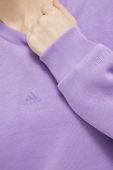Кофта adidas жіноча колір фіолетовий однотонна (3155475)