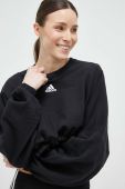 Кофта adidas жіноча колір чорний однотонна (3073266)