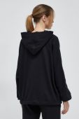 Кофта adidas жіноча колір чорний з капюшоном однотонна (3098666)