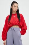 Кофта adidas жіноча колір червоний з принтом Кофта adidas жіноча колір червоний з принтом