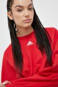 Кофта adidas жіноча колір червоний з принтом