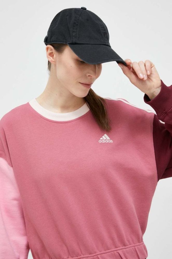 Кофта adidas жіноча колір рожевий візерунок (3073278) фото 4