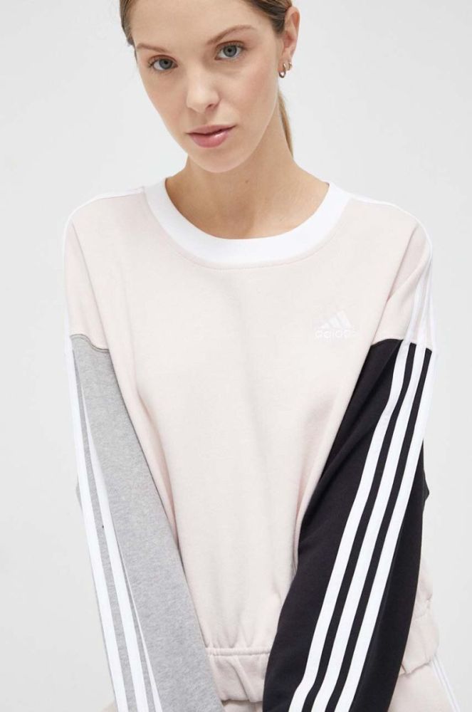 Кофта adidas жіноча колір рожевий візерунок (3090198) фото 4