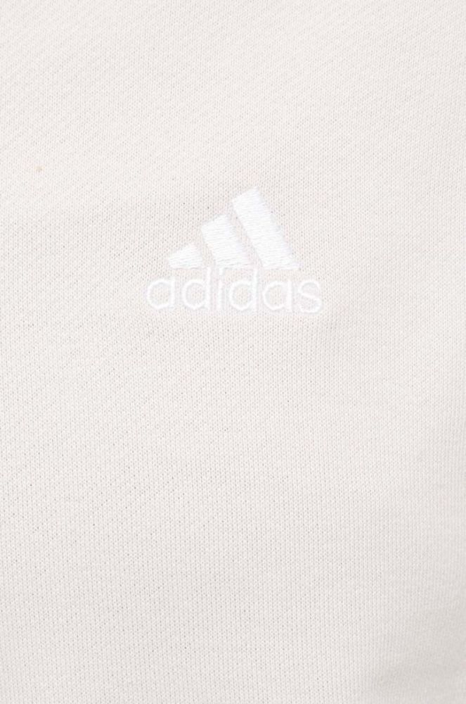 Бавовняна кофта adidas жіноча колір рожевий з аплікацією (3022003) фото 5