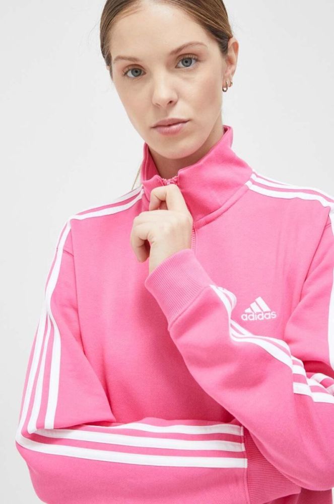 Кофта adidas жіноча колір рожевий візерунок (3090202) фото 4