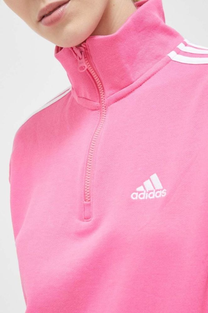Кофта adidas жіноча колір рожевий візерунок (3090202) фото 5