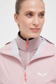 Куртка Salewa жіночий колір рожевий Куртка Salewa жіночий колір рожевий