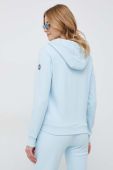 Кофта Colmar жіноча з капюшоном однотонна колір блакитний