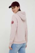 Кофта Colmar жіноча колір рожевий з капюшоном з аплікацією