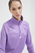 Тренувальна кофта adidas Performance Hyperglam колір фіолетовий з принтом (3142994)