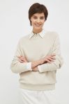 Кофта Tommy Hilfiger жіноча колір бежевий з принтом Кофта Tommy Hilfiger жіноча колір бежевий з принтом