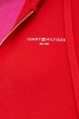Кофта Tommy Hilfiger жіноча колір червоний з капюшоном однотонна (3090238)