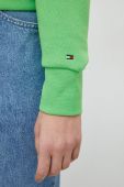 Кофта Tommy Hilfiger жіноча колір зелений однотонна