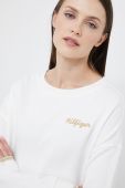 Бавовняна кофта Tommy Hilfiger жіноча колір білий з аплікацією (3152910)