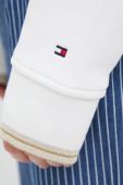 Бавовняна кофта Tommy Hilfiger жіноча колір білий з аплікацією (3152910)