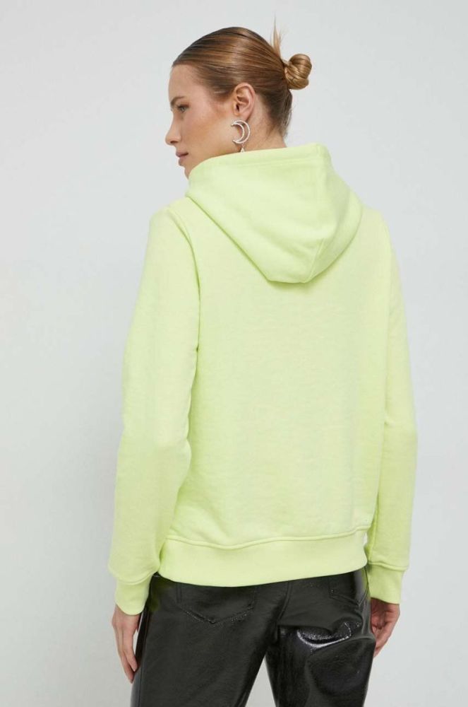 Кофта Tommy Jeans жіноча колір жовтий з капюшоном з принтом (3013043) фото 3
