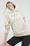 Кофта Tommy Jeans жіноча колір бежевий з капюшоном з принтом (3013059) Кофта Tommy Jeans жіноча колір бежевий з капюшоном з принтом (3013059)