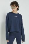 Кофта Tommy Jeans жіноча колір синій з принтом (3068795) Кофта Tommy Jeans жіноча колір синій з принтом (3068795)