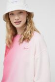 Кофта Tommy Jeans жіноча колір рожевий візерунок (3180895)