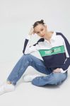 Бавовняна кофта Tommy Jeans жіноча колір синій візерунок