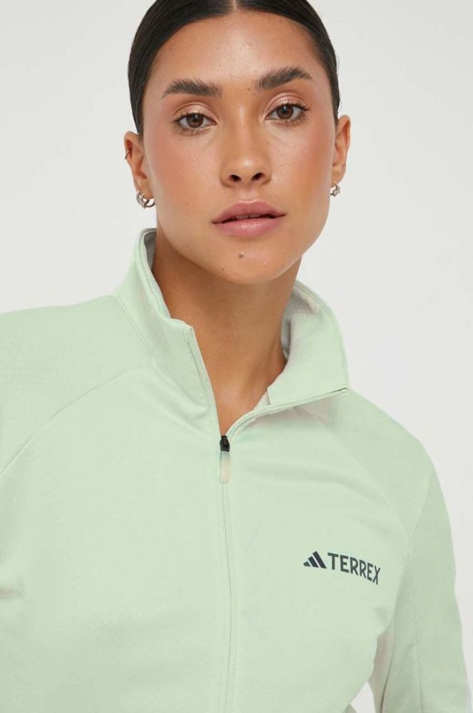 Спортивна кофта adidas TERREX Multi колір зелений однотонна (3317819) фото 3
