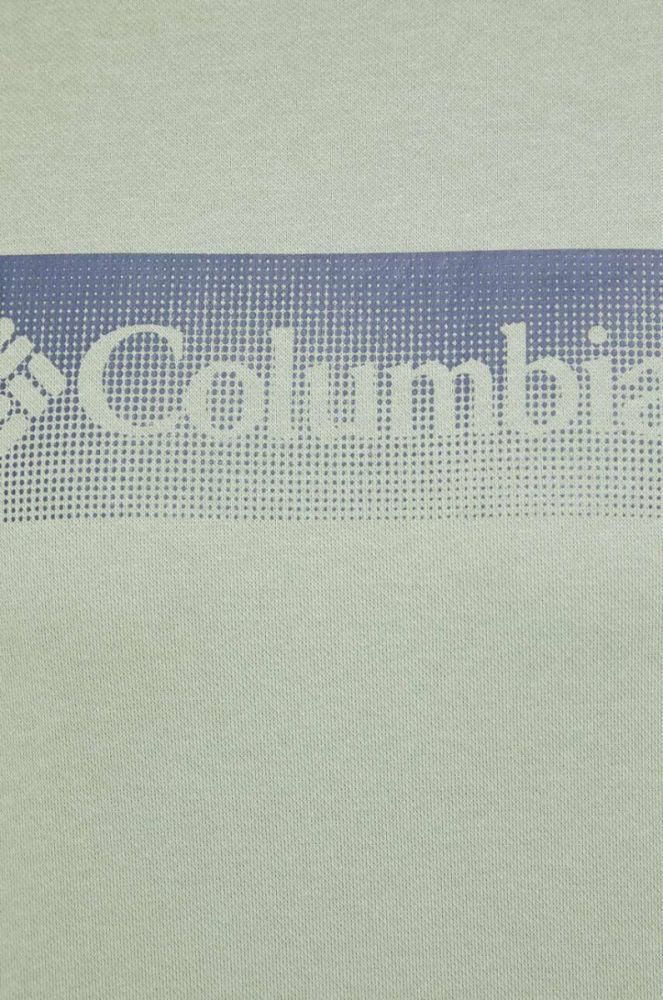 Кофта Columbia жіноча колір зелений з принтом фото 5